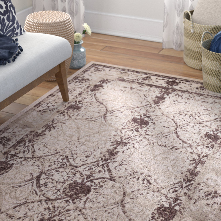 Tapis oriental beige / brun Ade