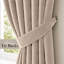 Thermal Velvet Curtains with Eyelet Ring Top - Blackout Crushed Velvet Drapes Pair-120238555-120238559