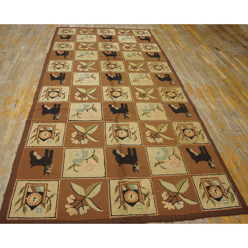 Hand Knotted Wool Area Rug