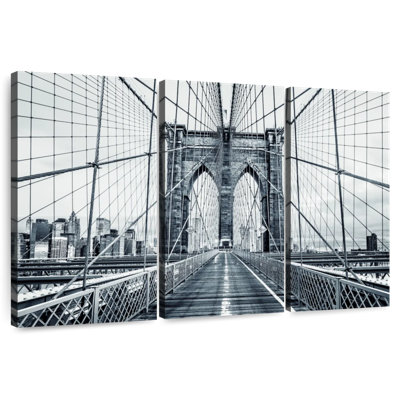 Pont de Brooklyn monochrome
