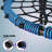 45inch Web/Saucer Swing with 2pcs Tree Hanging Straps, Steel Frame and Adjustable Ropes-113196876