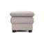 Repose-pieds rectangulaire en cuir véritable de 21 po de largeur
