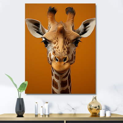 " Modern Brown Giraffe Symbolism I "