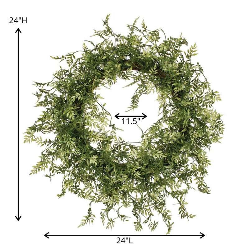 Couronne de glycine artificielle 24 po