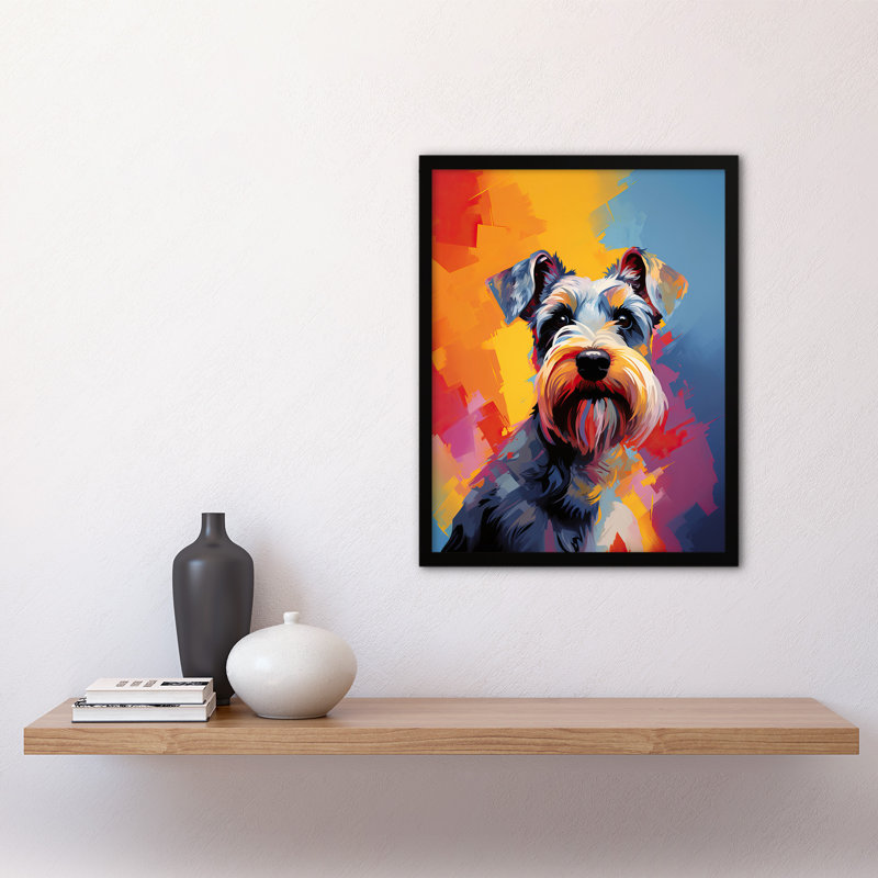 Schnauzer Dog - Single Picture Frame Print