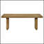 Ensemble de tables basses 2 pièces au fini brun clair vieilli, parfait pour un décor moderne et rustique