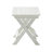 Hips Outdoor Foldable Furniture , 2 Chairs And Rectangular White Table For Modern Living With In Indoor