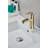Single-Hole Single-handle Bathroom Faucet with Drain Assembly-86231545