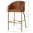 Modern Barrel-Back Bar Stool