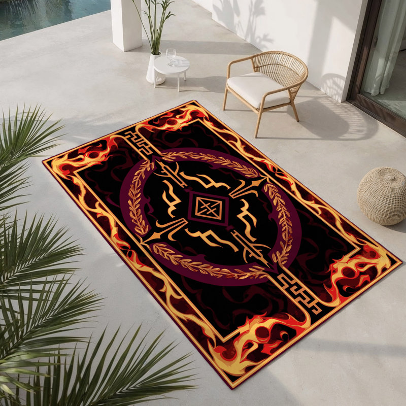 Tapis intérieur et extérieur Renaissance Glow, Rectangle 9' x 12'