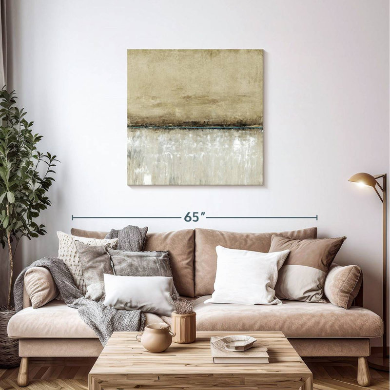 Avery Blue Line I, 36" H x 36" W