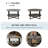 Round Coffee Table With 2-Tier Storage, Farmhouse Living Room Cocktail Table-374310944