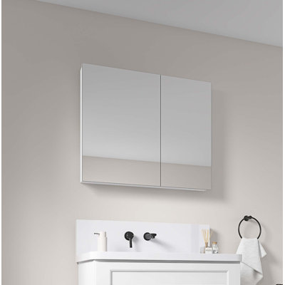 Armoire de rangement murale pour salle de bain, armoire à pharmacie, armoire de salle de bain moderne avec miroir