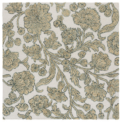 Jardin 333 Hand Tufted 80% Wool; 20% Cotton Floral Rug
