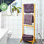 40cm Wood 3 Freestanding Towel Bar