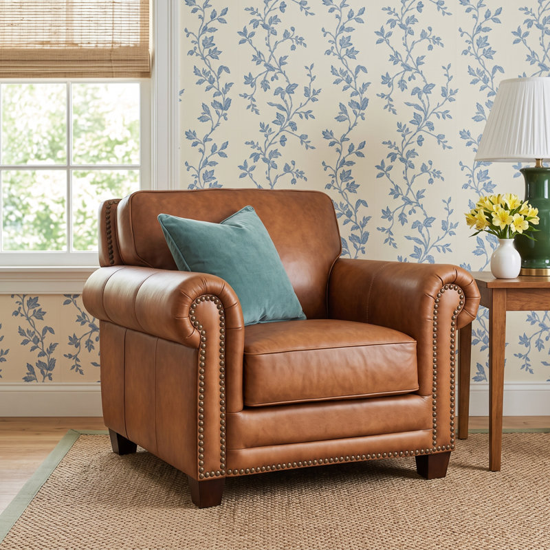 Smith Top Grain Leather Chair