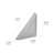 Caloundra 3 Piece Triangle Corner Shelf-2129528405