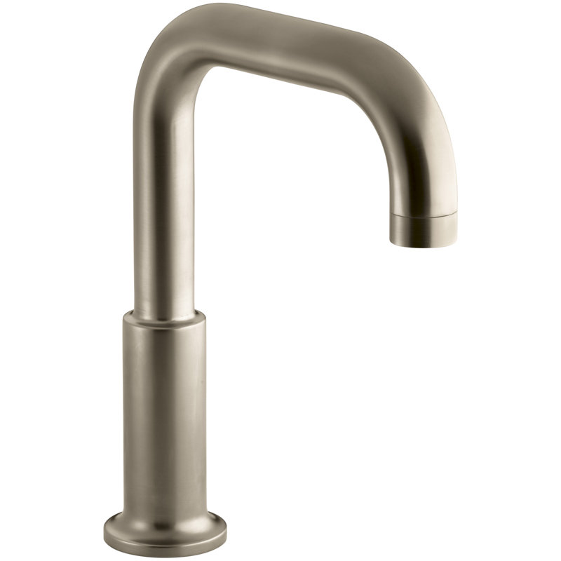 Purist Deck Mount Non Diverter Bath Spout, Vibrant Brushed Bronze