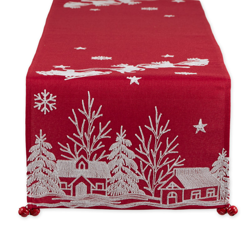 Damontra No Pattern And Not Solid Colour Christmas Table Runner, 70" x 14"