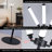 Okeema 69.3" Modern Black Dimmable LED Tree Floor Lamp with Remote Control