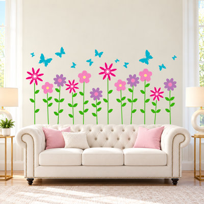Plants & Flowers Non-Wall Damaging Wall Decal