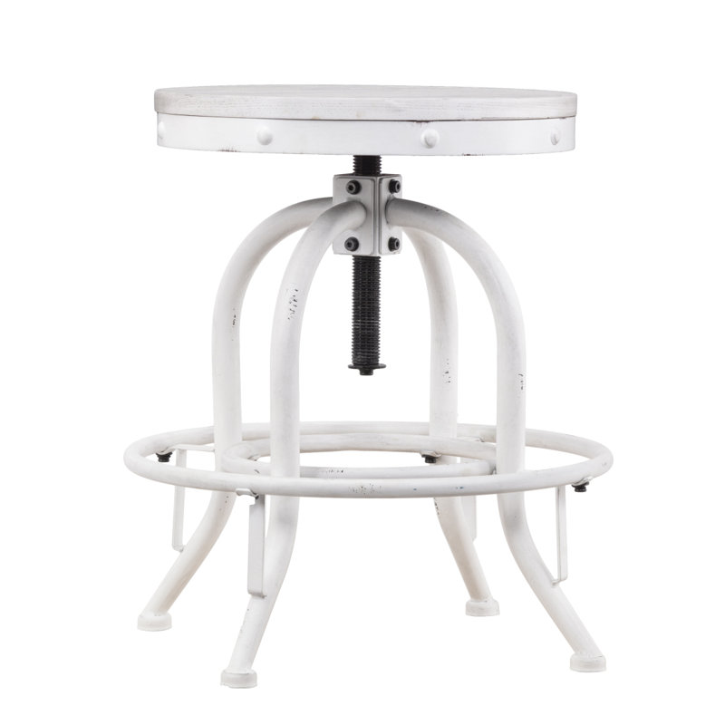 Industrial Adjustable Height Swiveling Stool
