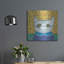 Art mural en métal Trinx «Kooky Cat 2» par Melissa Averinos-766564451