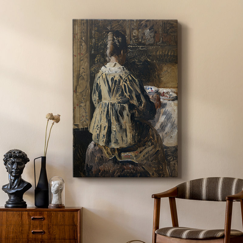The Meal -Gallery Wrapped Canvas by Henri de Braekeleer, 18x27