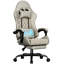 Metro Lane Adjustable Reclining Ergonomic Swiveling PC & Racing Game Chair with Footrest-1801179265