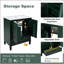 Meuble-lavabo de style rétro de 30 pouces avec lavabo, rangement multifonctionnel, portes à fermeture douce et fabrication durable-844855645