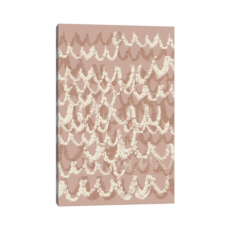 Scalloped III by Jennifer Goldberger - Wrapped Canvas Print, 152.5 cm H x 101.5 cm W