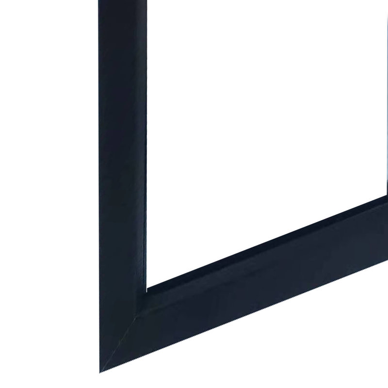 Grand miroir de plancher en métal, 79 po x 40 po