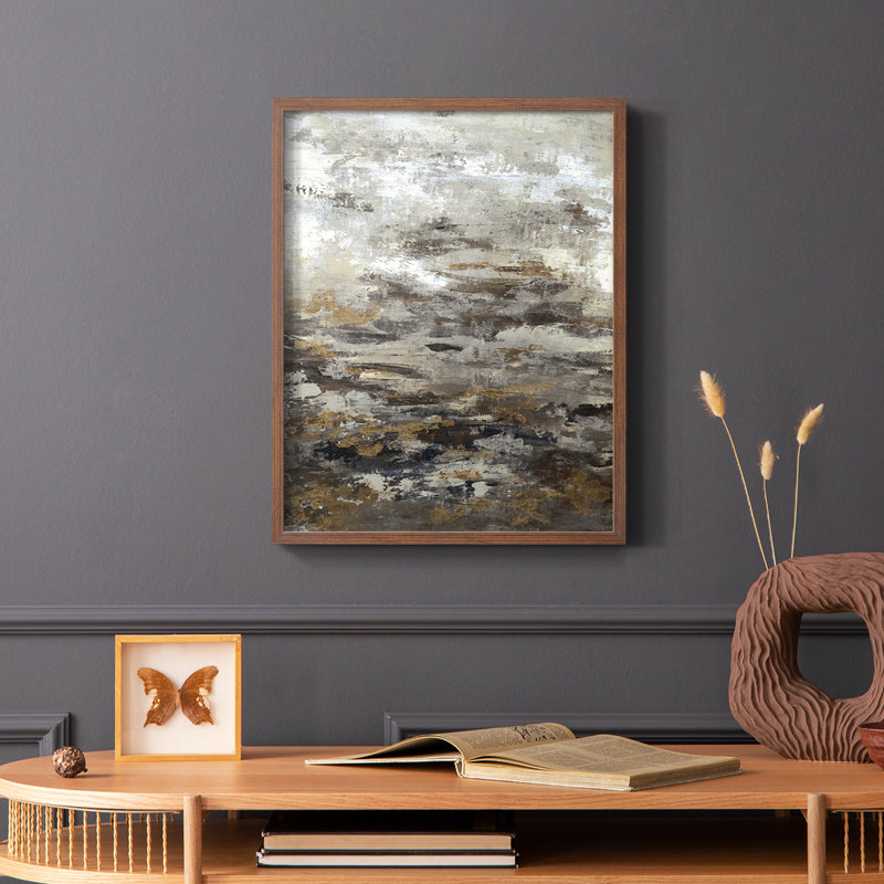 «Shining Exemple», reproduction encadrée - bois massif, Brun, H 14 po x l 11 po