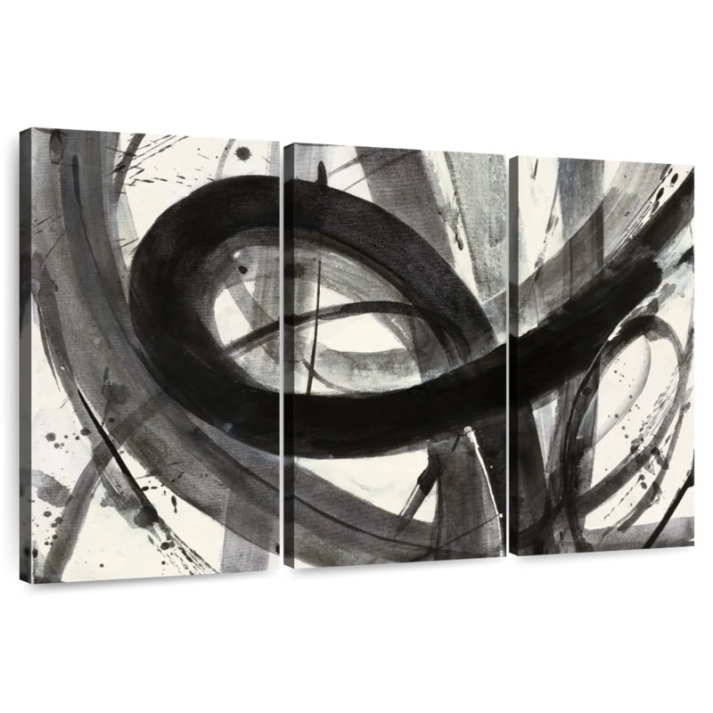 Avery Roller Coaster I On White, 28" H x 45" W