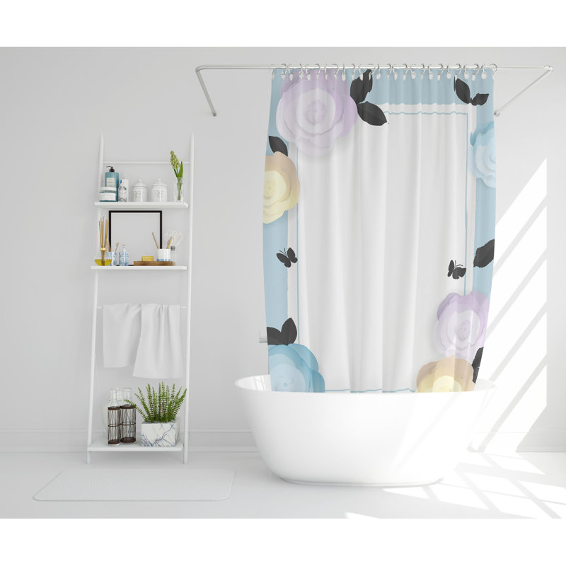 Vandeusen Polyester Shower Curtain, 168cm H x 168cm W