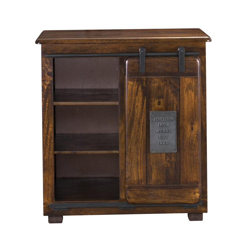 Pilger Wood and Metal 1-Door 4-Drawer Sideboard
