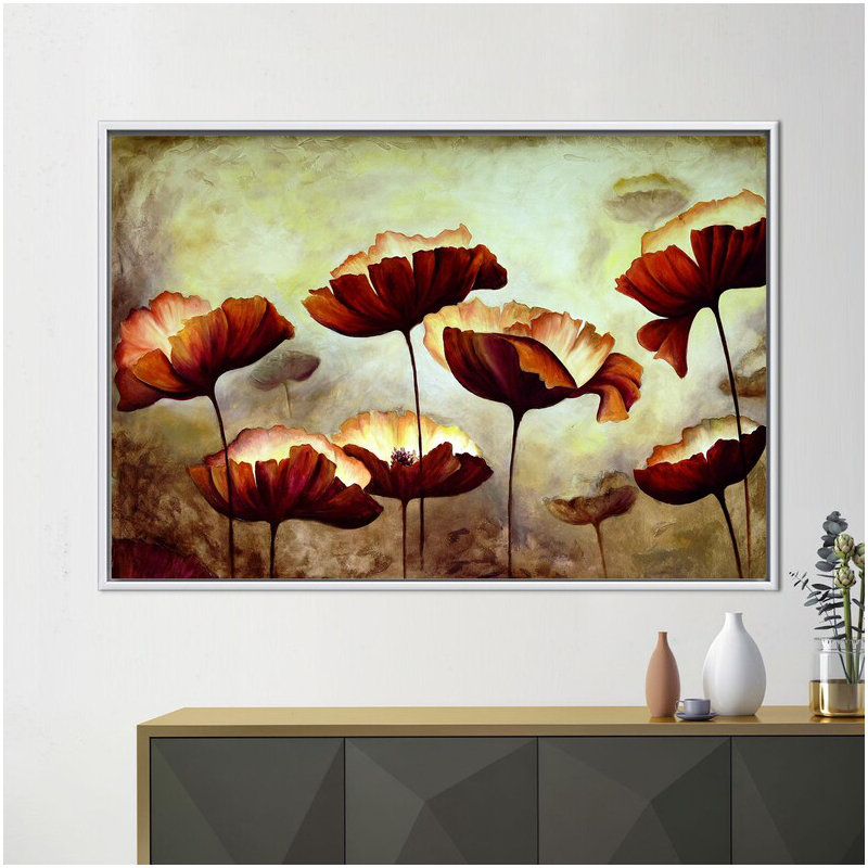 Print on Canvas, White Floater Framed, 20 cm H x 30 cm W