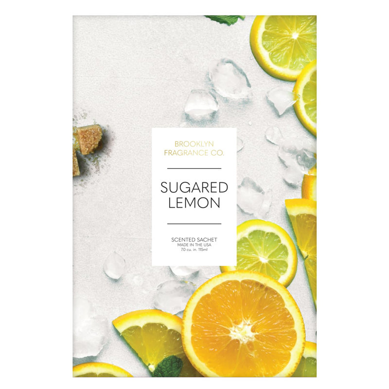 Brooklyn Fragrance Co-Fruits - Parfums d'ambiance Sachets: Arôme durable de qualité supérieure, Citron sucré