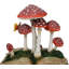 Figurine de livre champignon enchanté féerique