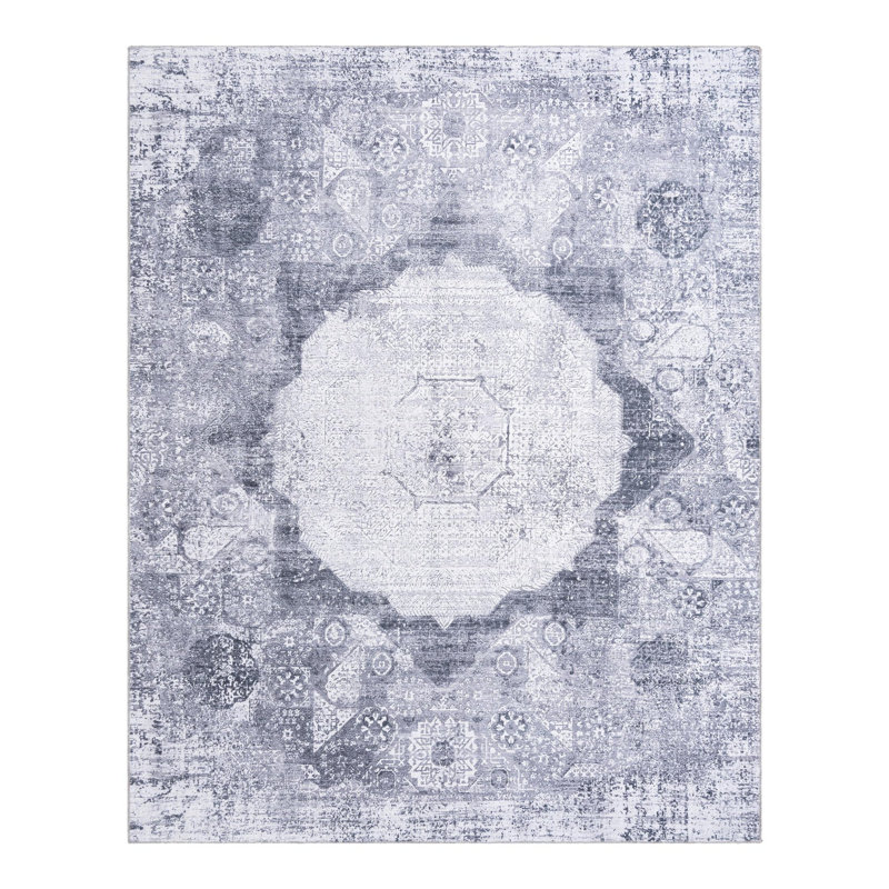 Floral Indoor Rug, Rectangle 7'10" x 10'
