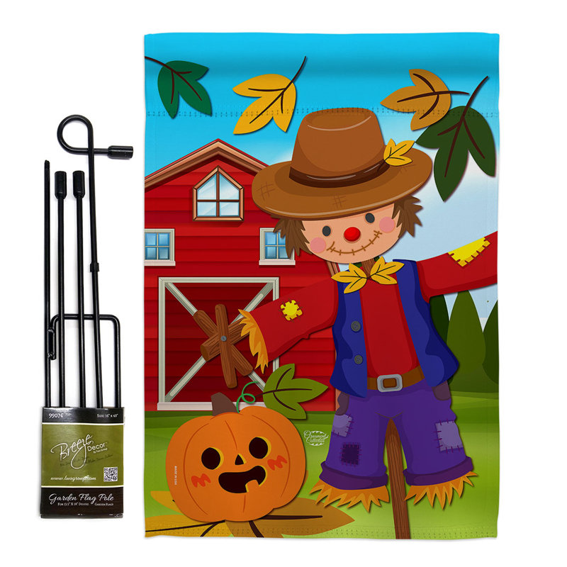 Ensemble de drapeaux en polyester 19 x 13 po Harvest