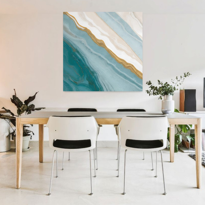 Contemporary Art Abstract Contemporary Elegant Landscape Nature Art, 36" H x 36" W