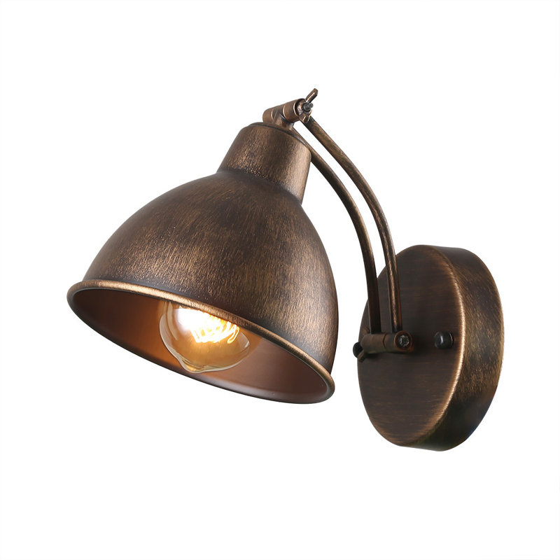 Arad Farmhouse Bathroom Light Fixtures Industrial Wall Lamp for Bedroom, Old Gold
