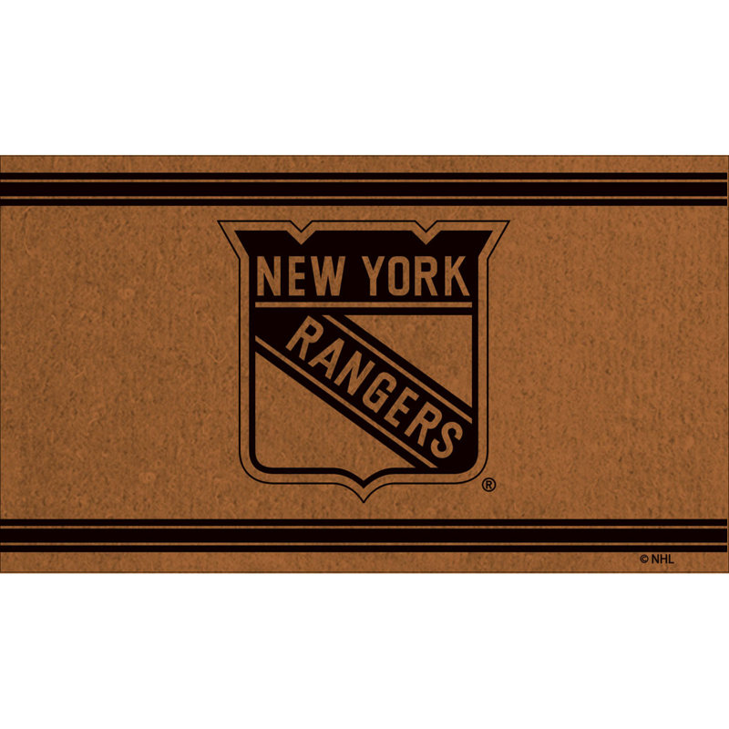 28in. x 16in. NHL Team Logo Doormat , New York Rangers