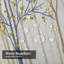 Rideau de douche avec 12 crochets White Forest-1072155345