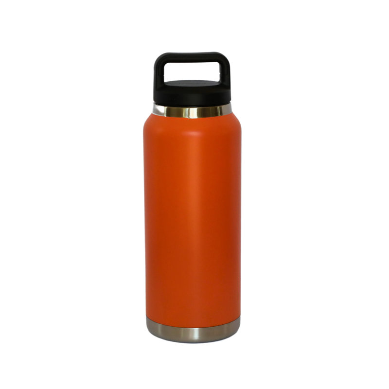 Créative 36 oz. Bouteille d'eau en acier inoxydable à double paroi, Orange