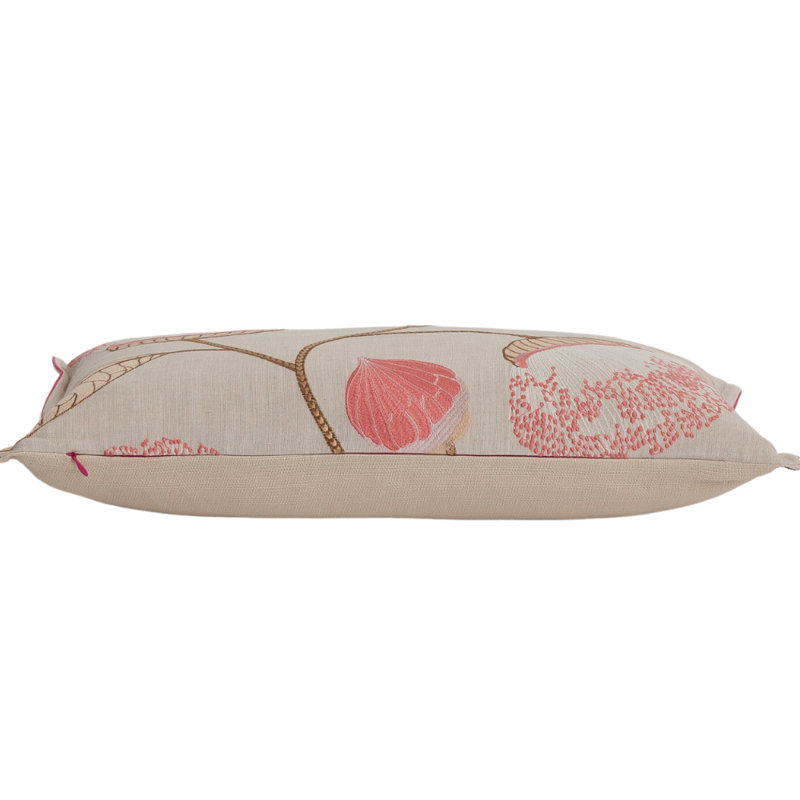 Celinda Embroidery Self-Flange Accent Pillow