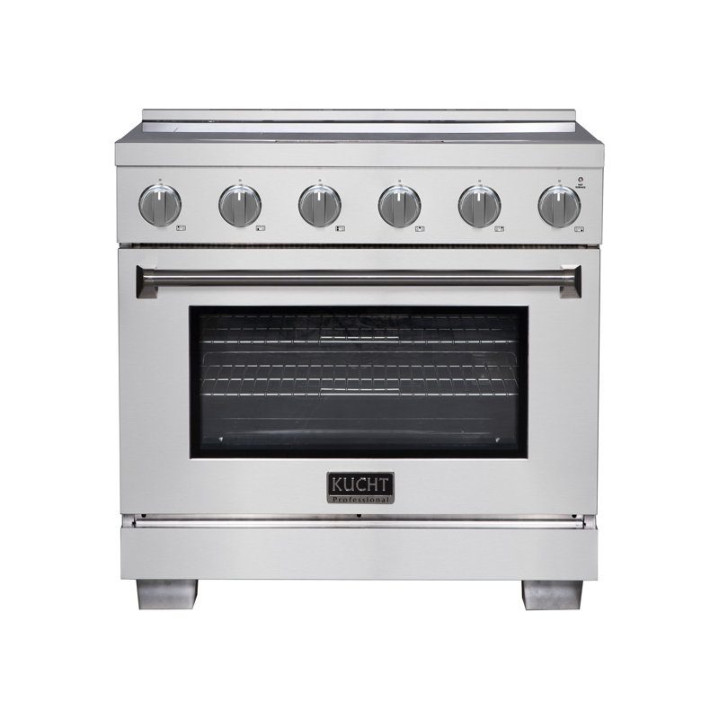 Kucht 35.98'' W Free Standing Range, Silver