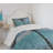 Ambesonne Grunge Bedspread Set Dragonfly Bug Turquoise Turquoise Dark Blue-101567345
