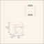 Table de chevet blanche avec rangement ouvert-2053021089